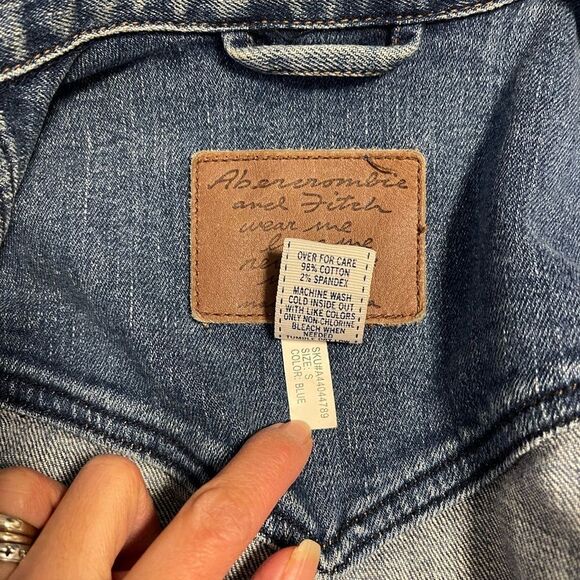 Abercombie & fitch jean  jacket - Picture 5 of 6